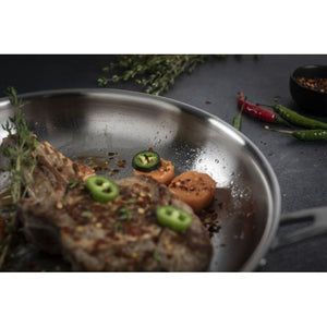 Kuhn Rikon Culinary Fiveply Uncoated Frying Pan - All Sizes