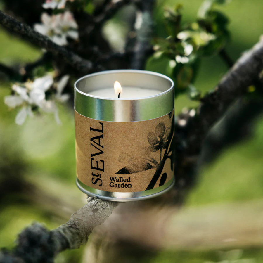 St. Eval Walled Garden Tin Candle