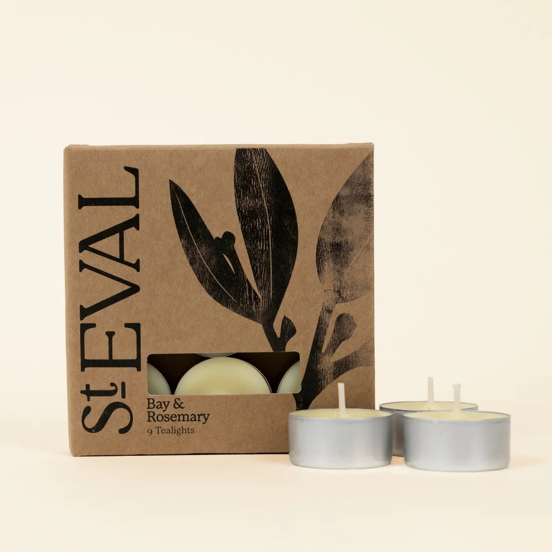 St. Eval Bay & Rosemary Tea Lights