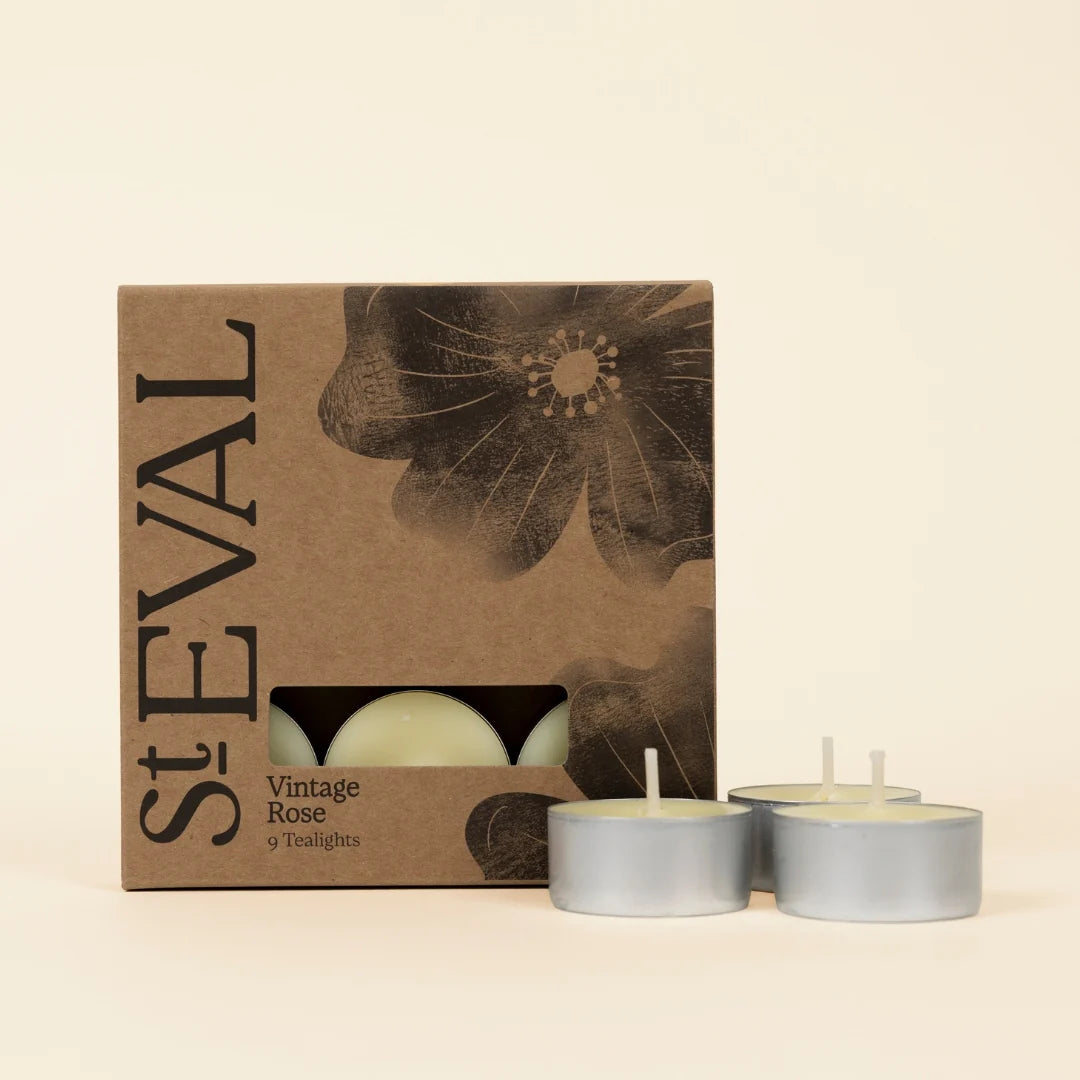 St. Eval Vintage Rose Tea Lights