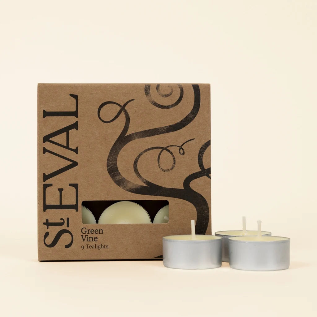 St. Eval Green Vine Tealights