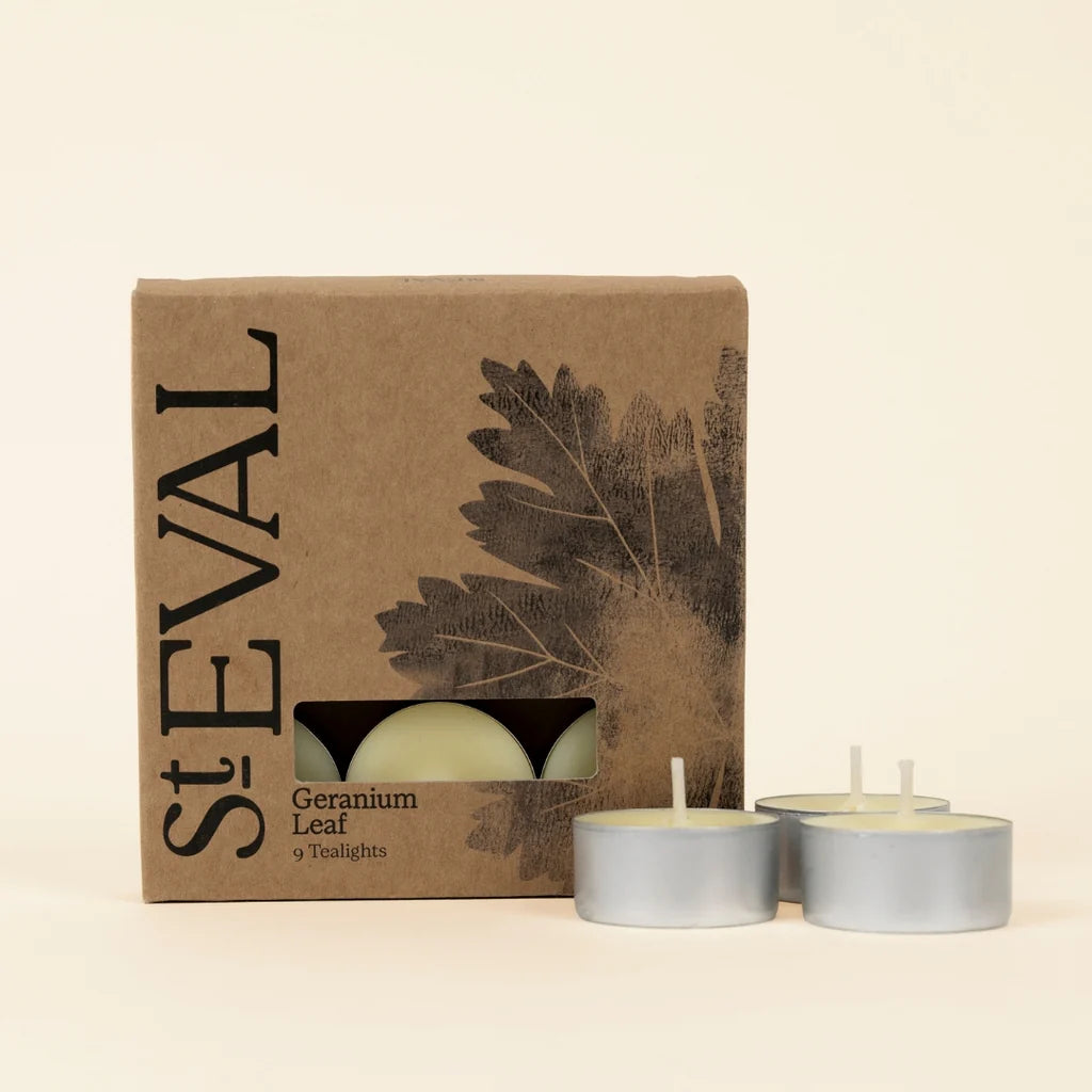St. Eval Geranium Leaf Tealights