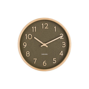Karlsson Pure Moss Green Small Clock