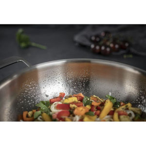 Kuhn Rikon Culinary Fiveply 28cm Uncoated Chefs Pan/Wok