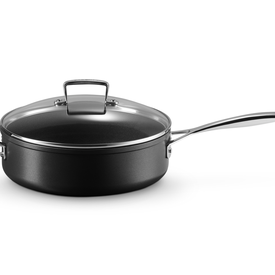 Le Creuset Toughened Non-Stick Sauté Pan with Glass Lid 26cm