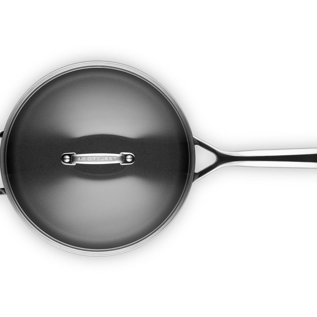 Le Creuset Toughened Non-Stick Sauté Pan with Glass Lid 26cm