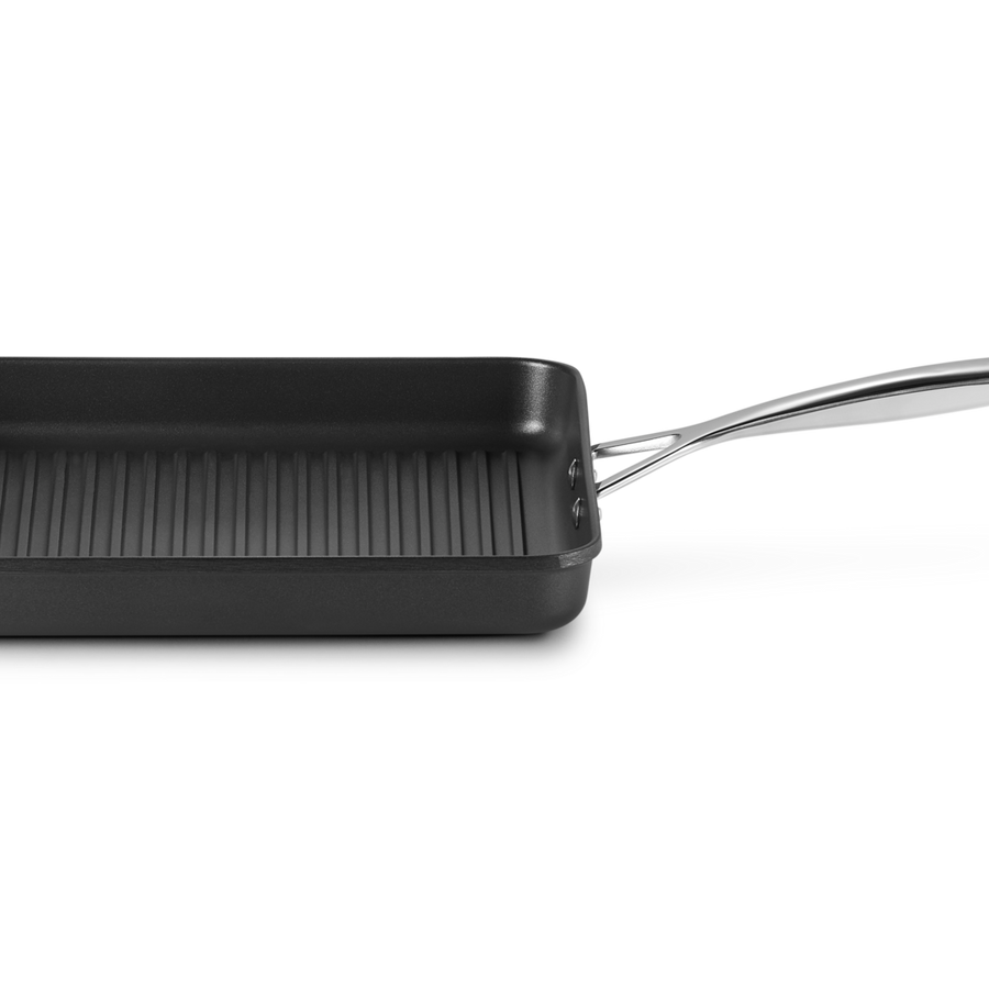 Le Creuset Toughened Non-Stick Square Grill with Long Handle 28cm
