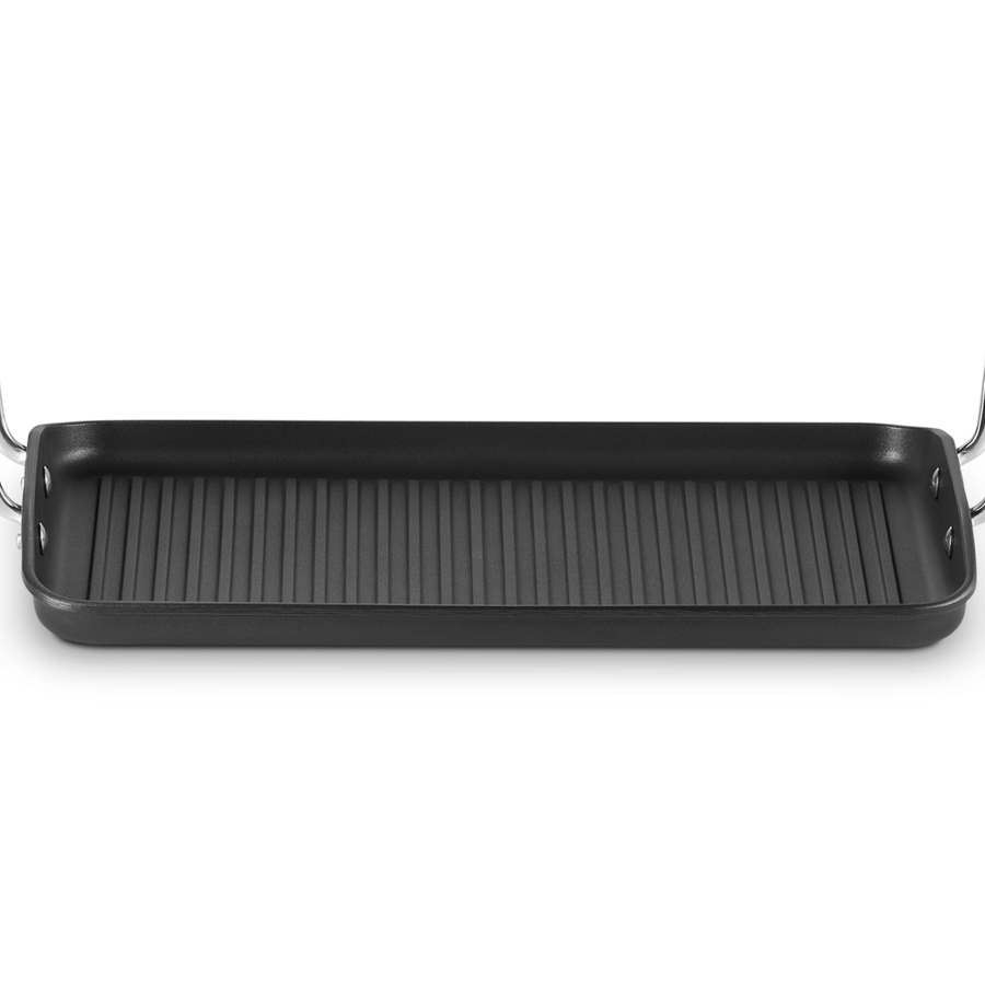 Le Creuset Toughened Non-Stick Ribbed Rectangular Grill 35cm