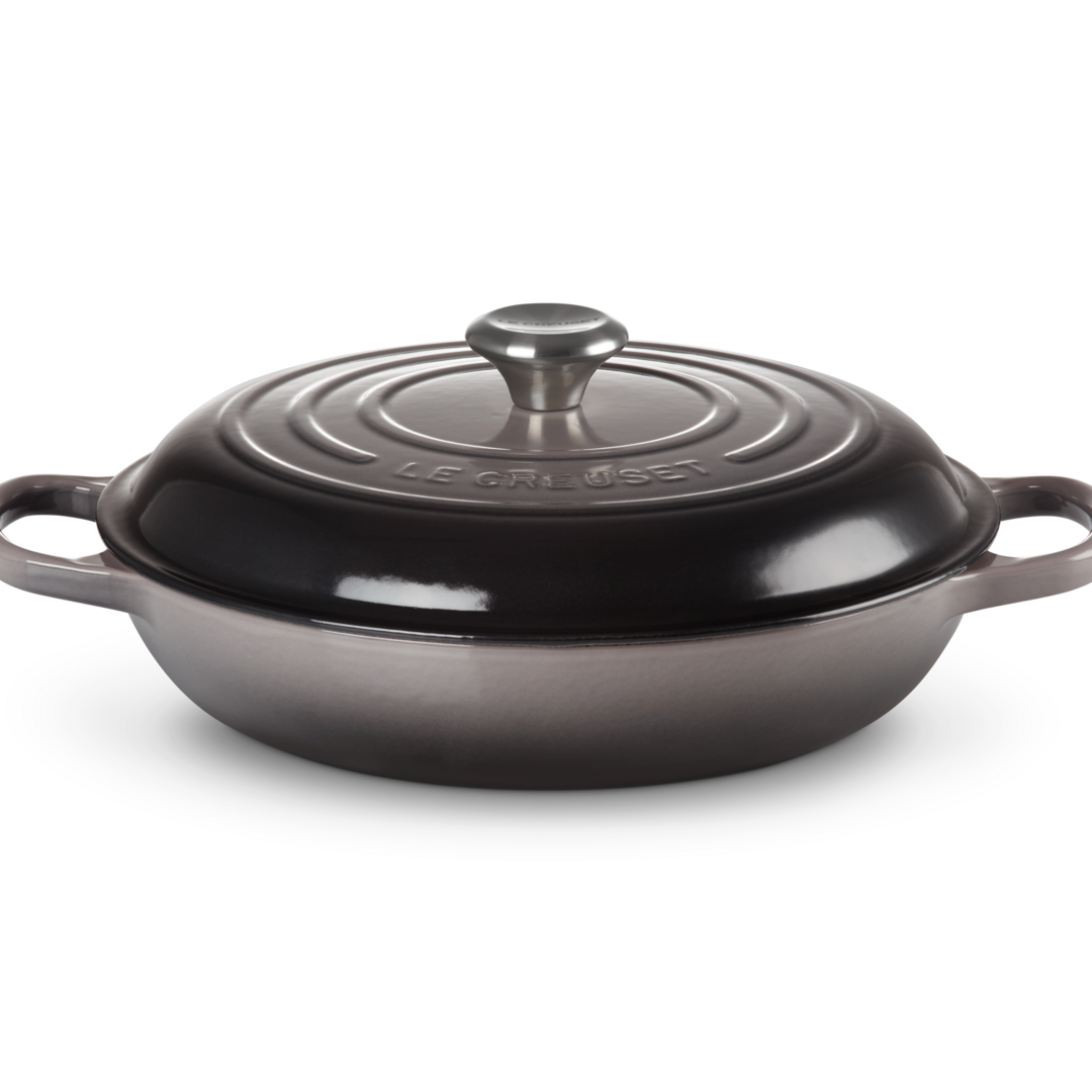 Le Creuset Signature Cast Iron Shallow Casserole 30cm Flint