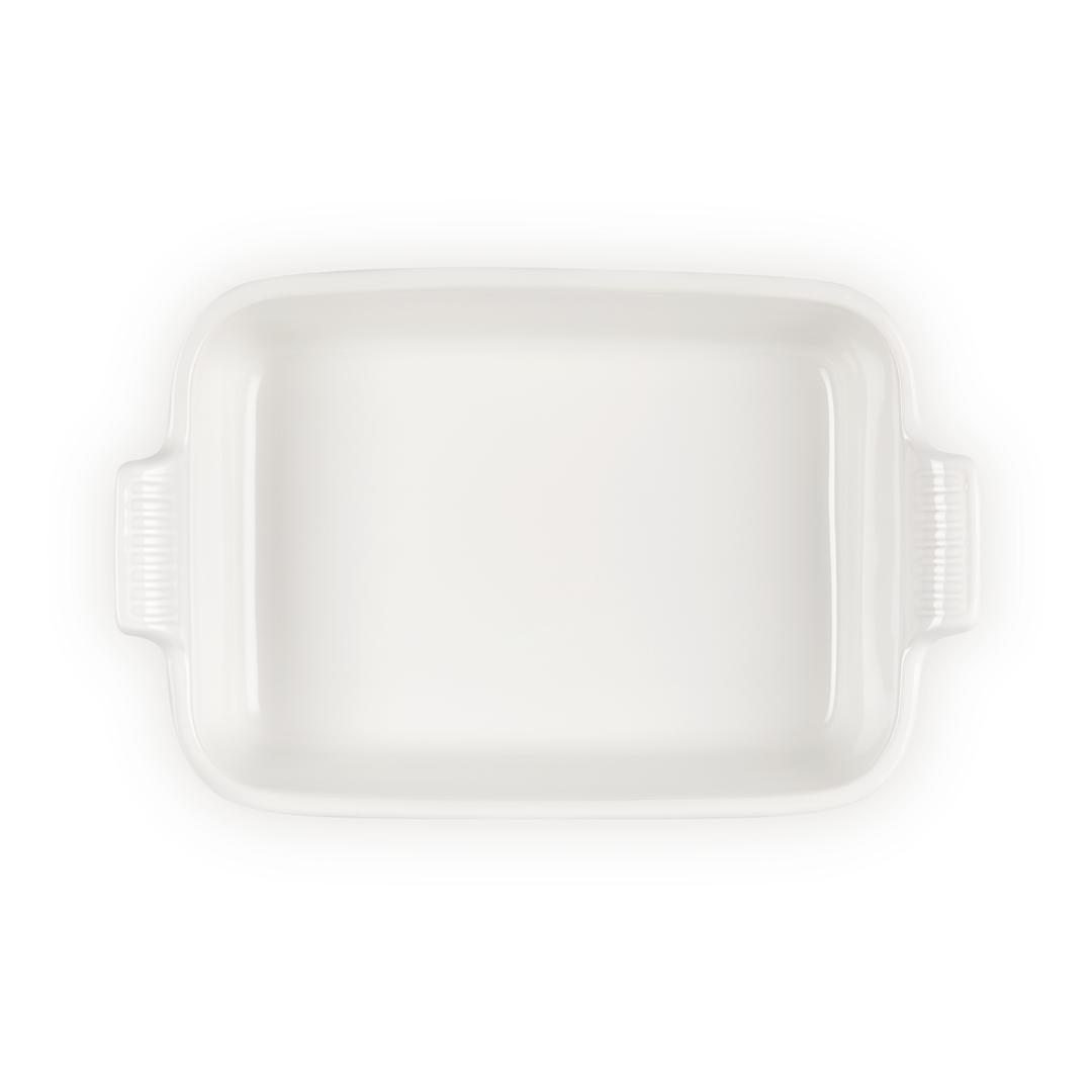 Le Creuset Stoneware Heritage Rectangular Dish 26cm Meringue