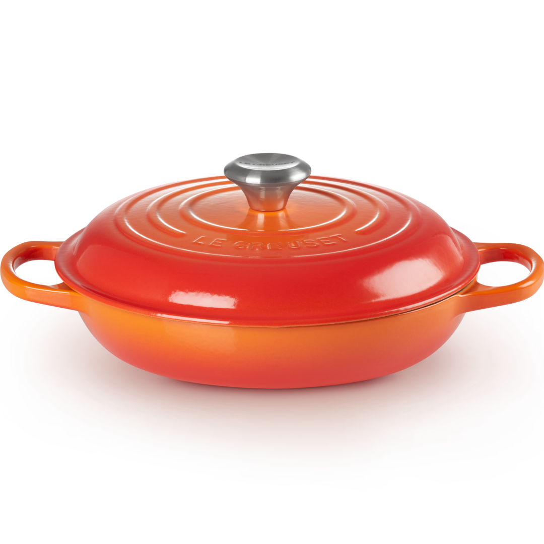 Le Creuset Signature Cast Iron Shallow Casserole 26cm Volcanic