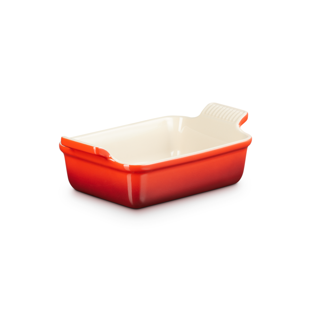 Le Creuset Stoneware Heritage Rectangular Dish 19cm Cerise