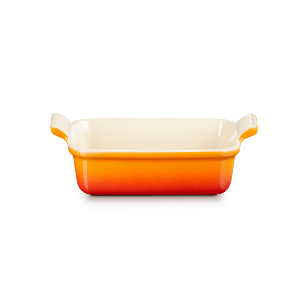 Le Creuset Stoneware Heritage Rectangular Dish 19cm Volcanic