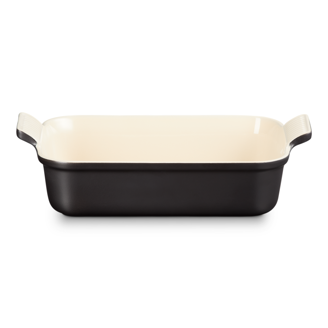 Le Creuset Stoneware Heritage Rectangular Dish 26cm Satin Black