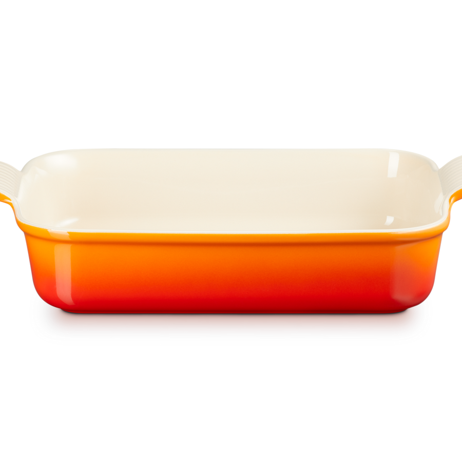 Le Creuset Stoneware Heritage Rectangular Dish 32cm Volcanic