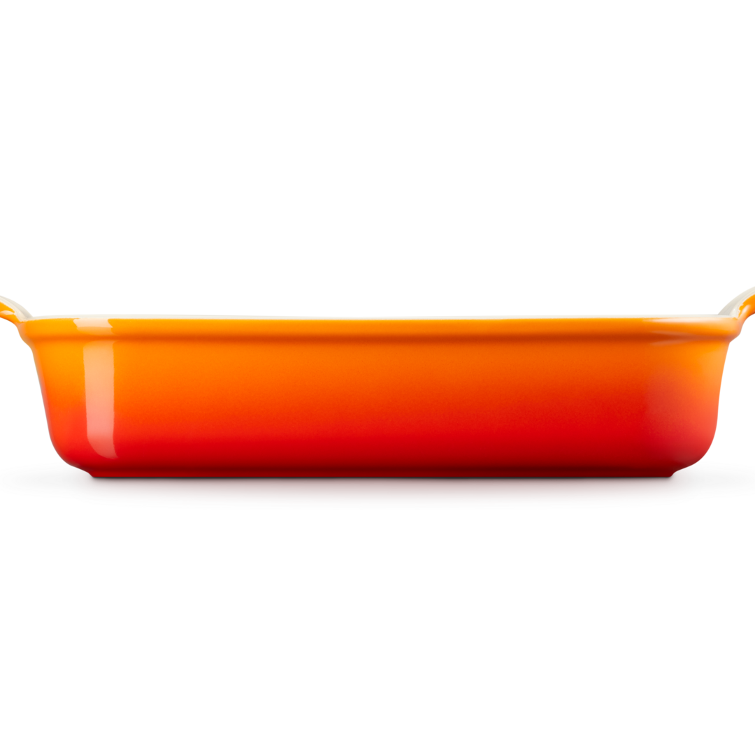 Le Creuset Stoneware Heritage Rectangular Dish 32cm Volcanic