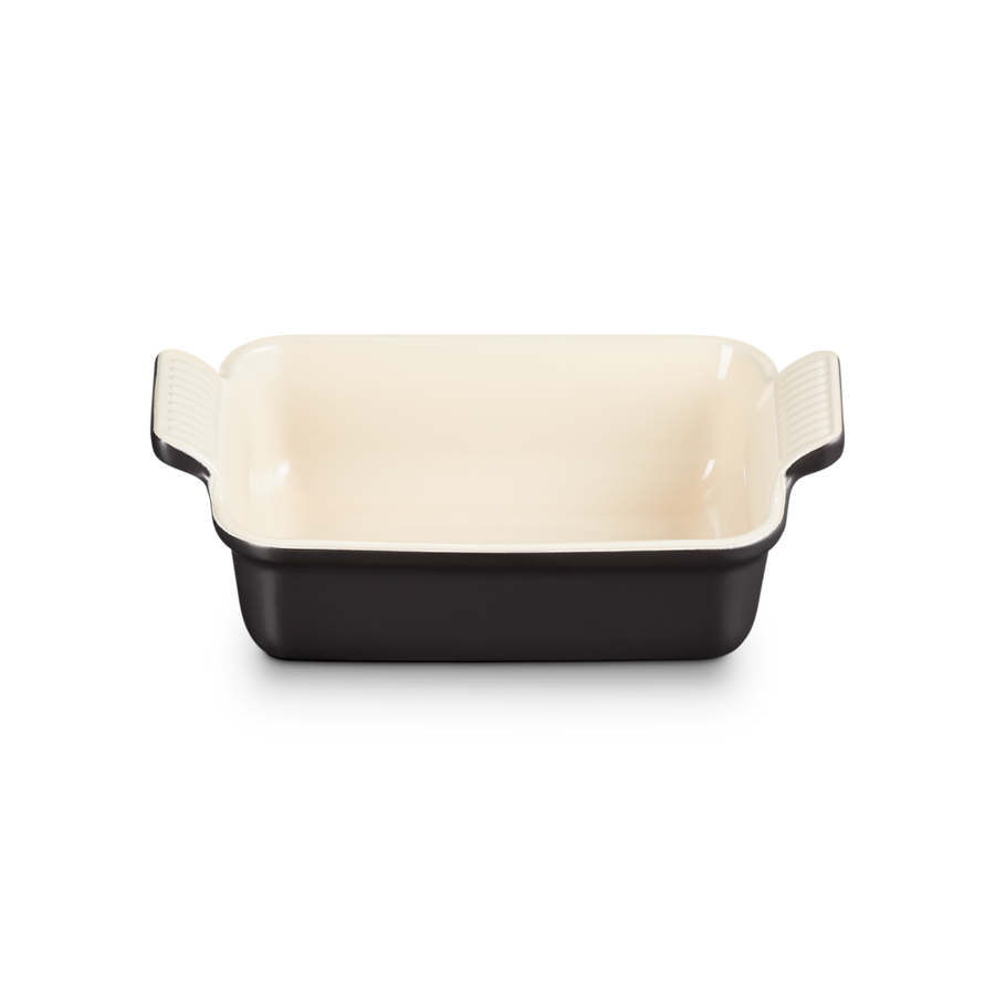 Le Creuset Stoneware Heritage Rectangular Dish 19cm Satin Black
