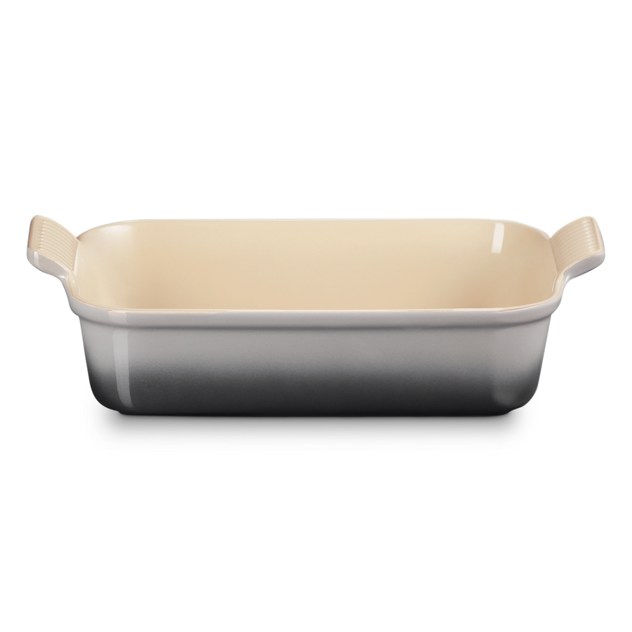 Le Creuset Stoneware Heritage Rectangular Dish 26cm Flint