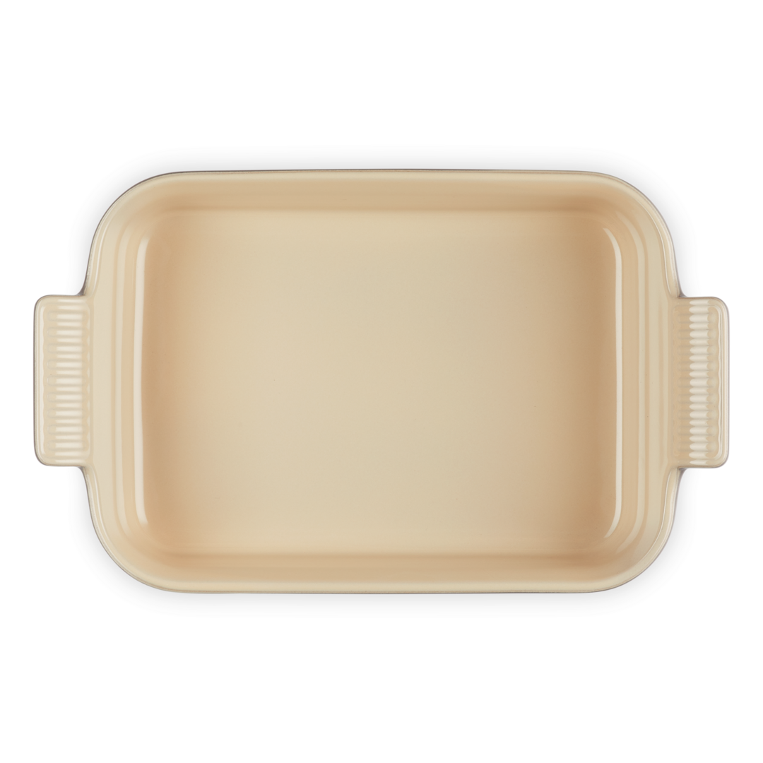 Le Creuset Stoneware Heritage Rectangular Dish 26cm Flint