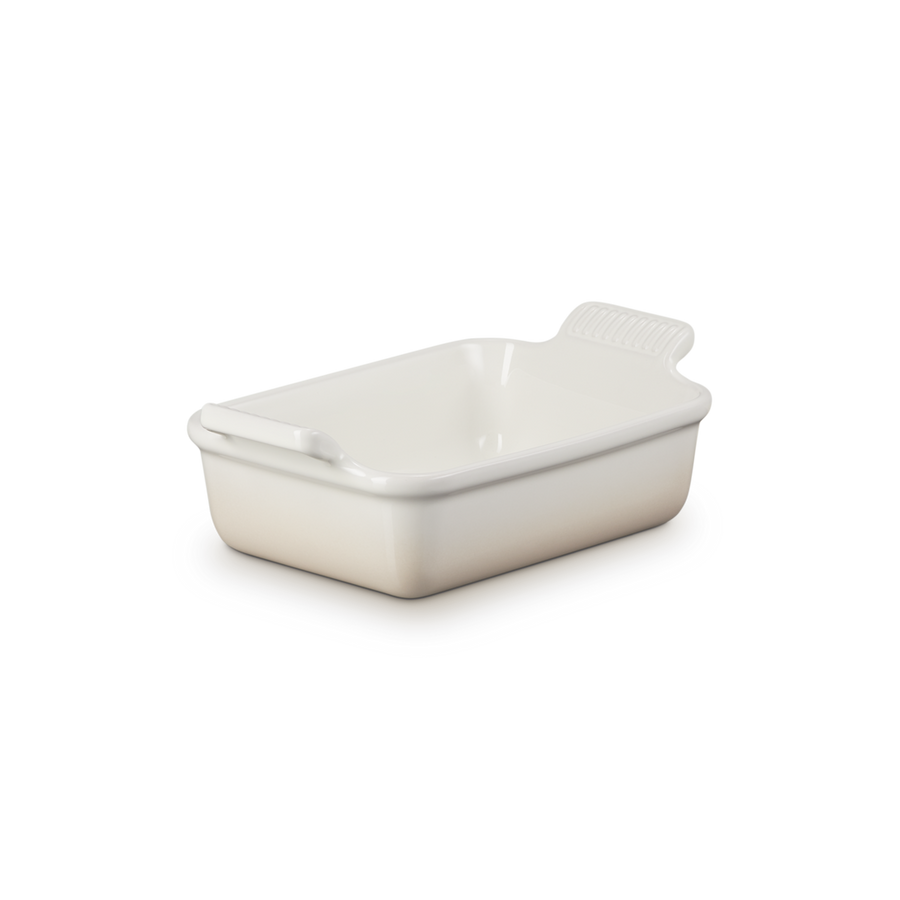 Le Creuset Stoneware Heritage Rectangular Dish 19cm Meringue