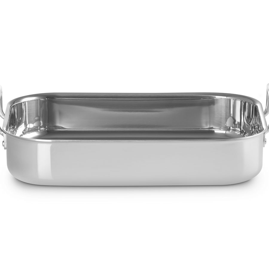 Le Creuset Classic 3-ply Stainless Steel Rectangular Roaster 35cm