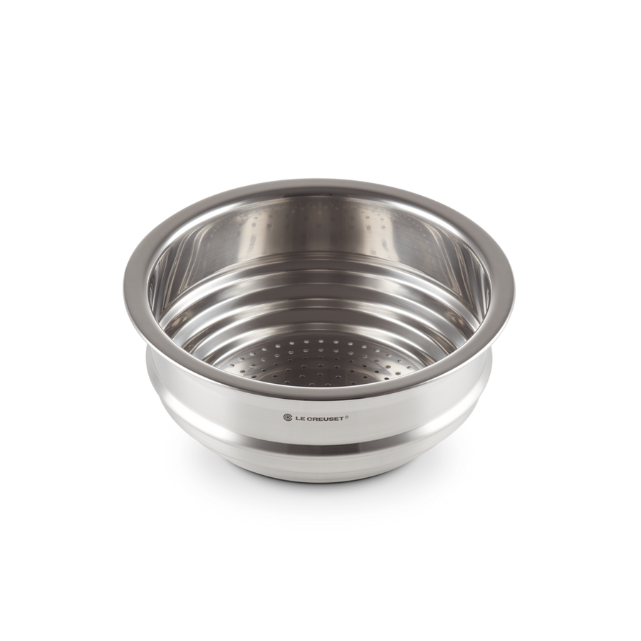 Le Creuset Classic 3-ply Stainless Steel Multi Steamer with Glass Lid 20cm