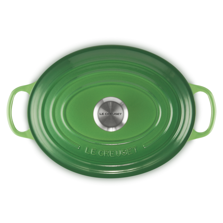 Le Creuset Signature Cast Iron Oval Casserole 27cm Bamboo