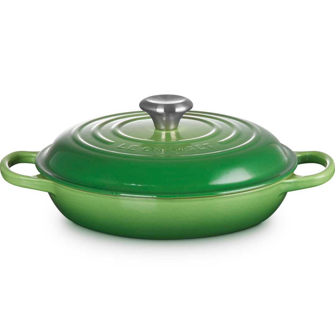 Le Creuset Signature Cast Iron Shallow Casserole 26cm Bamboo