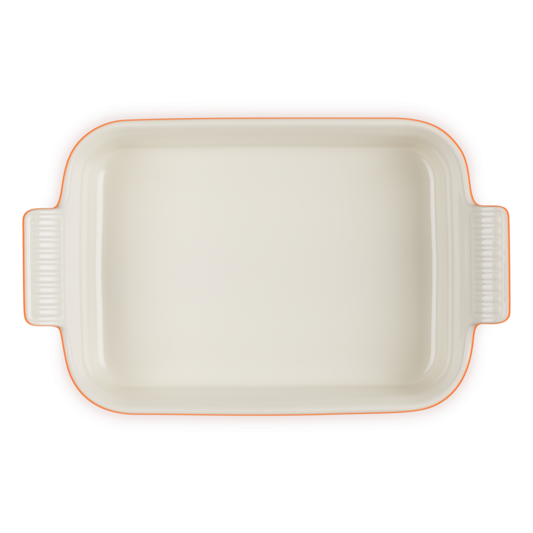 Le Creuset Stoneware Heritage Rectangular Dish 26cm Cerise