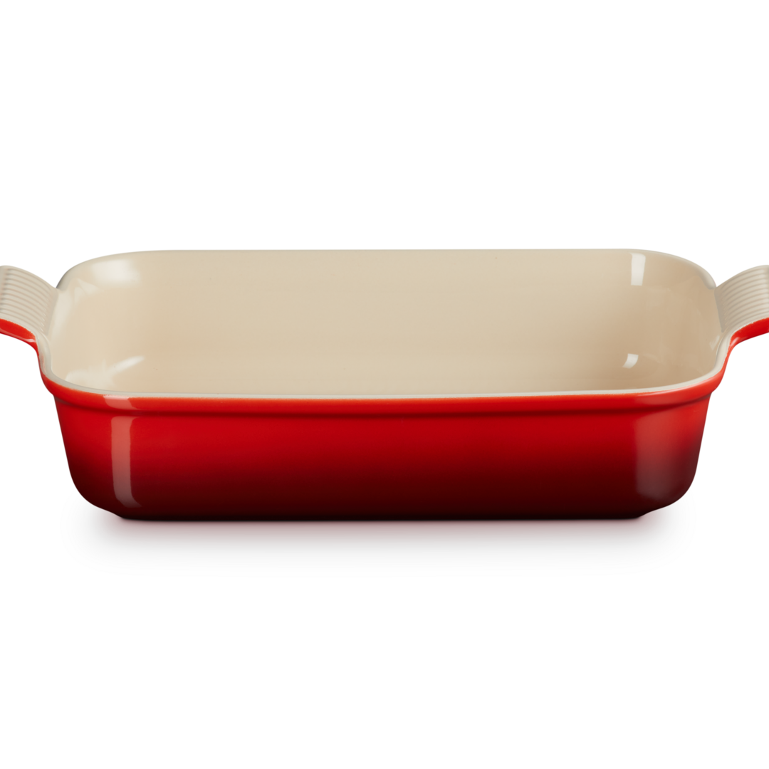 Le Creuset Stoneware Heritage Rectangular Dish 32cm Cerise