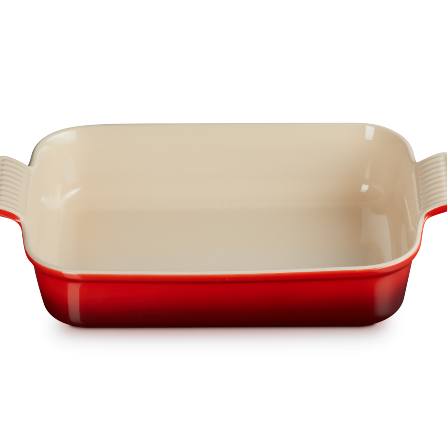 Le Creuset Stoneware Heritage Rectangular Dish 32cm Cerise