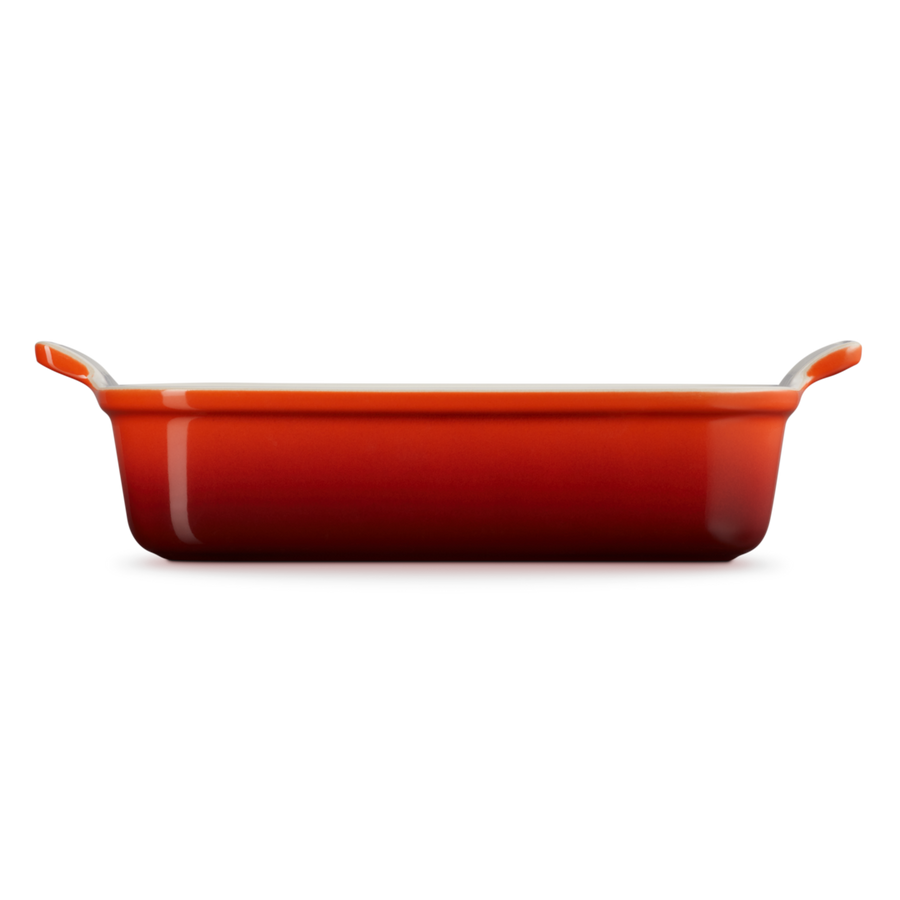 Le Creuset Stoneware Heritage Rectangular Dish 26cm Cerise