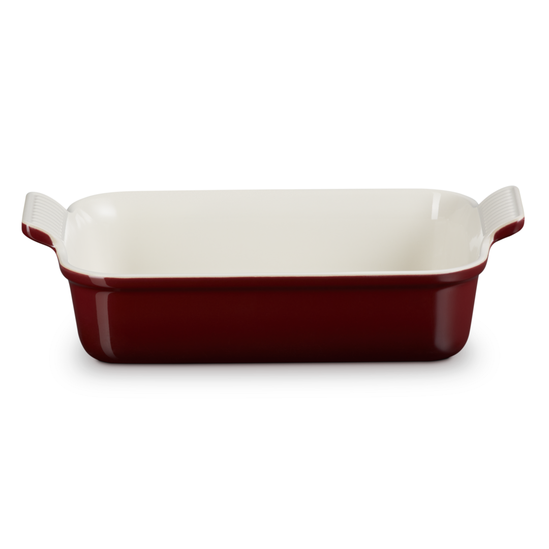 Le Creuset Stoneware Heritage Rectangular Dish 26cm Garnet