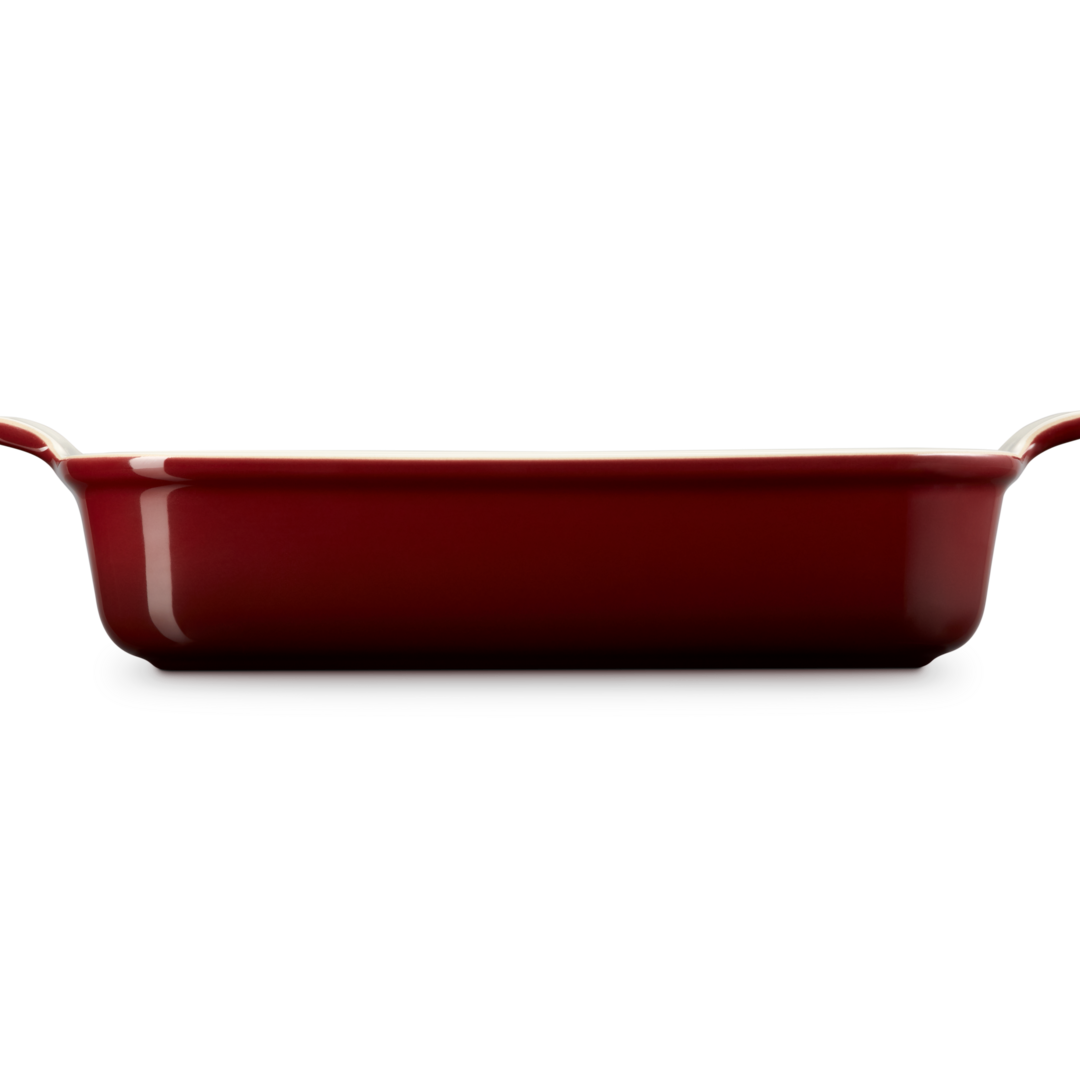 Le Creuset Stoneware Heritage Rectangular Dish 32cm Garnet