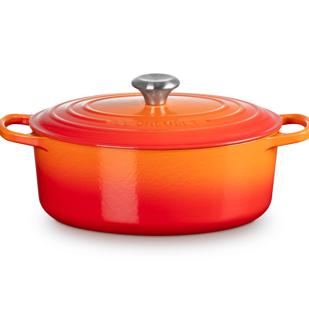 Le Creuset Signature Cast Iron Oval Casserole 29cm Volcanic