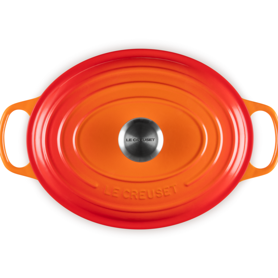 Le Creuset Signature Cast Iron Oval Casserole 29cm Volcanic