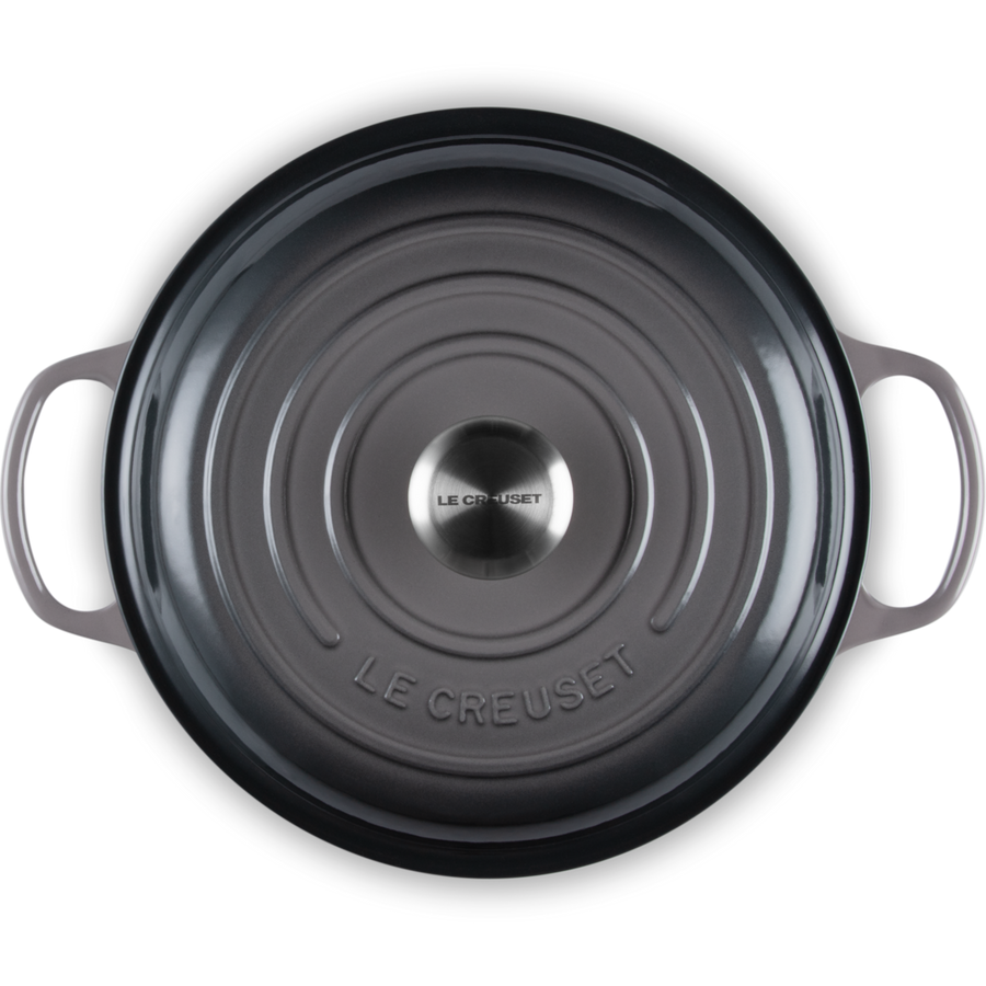 Le Creuset Signature Cast Iron Shallow Casserole 26cm Flint