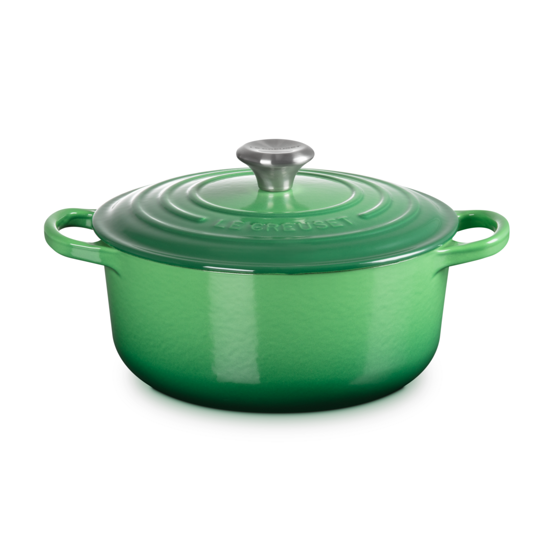 Le Creuset Signature Cast Iron Round Casserole 20cm Bamboo