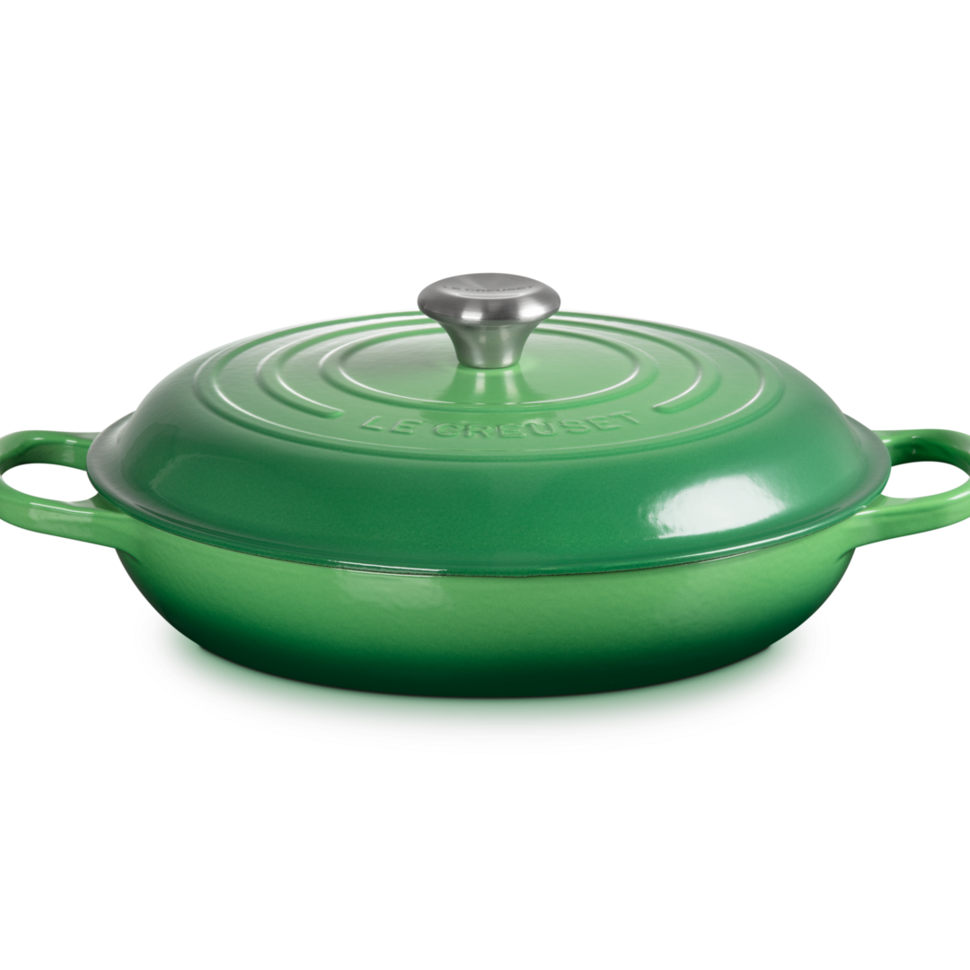 Le Creuset Signature Cast Iron Shallow Casserole 30cm Bamboo