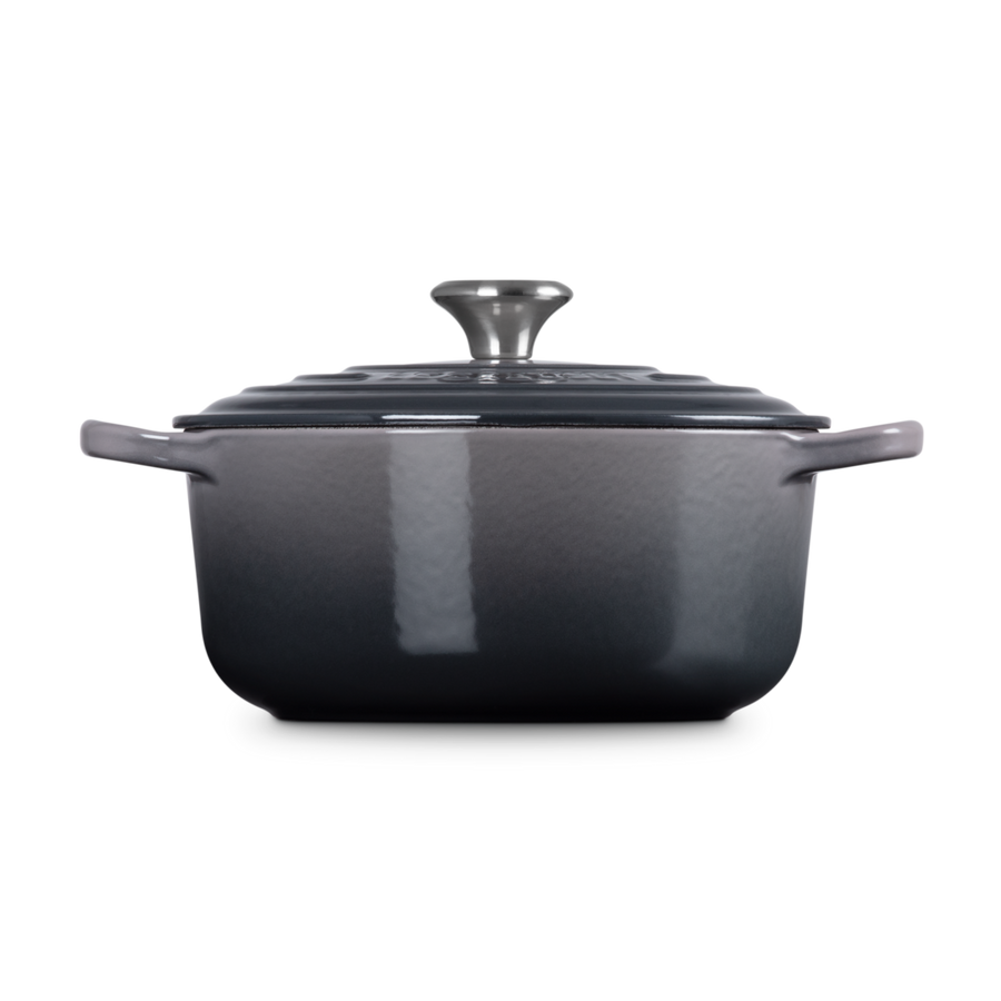 Le Creuset Signature Cast Iron Round Casserole 20cm Flint