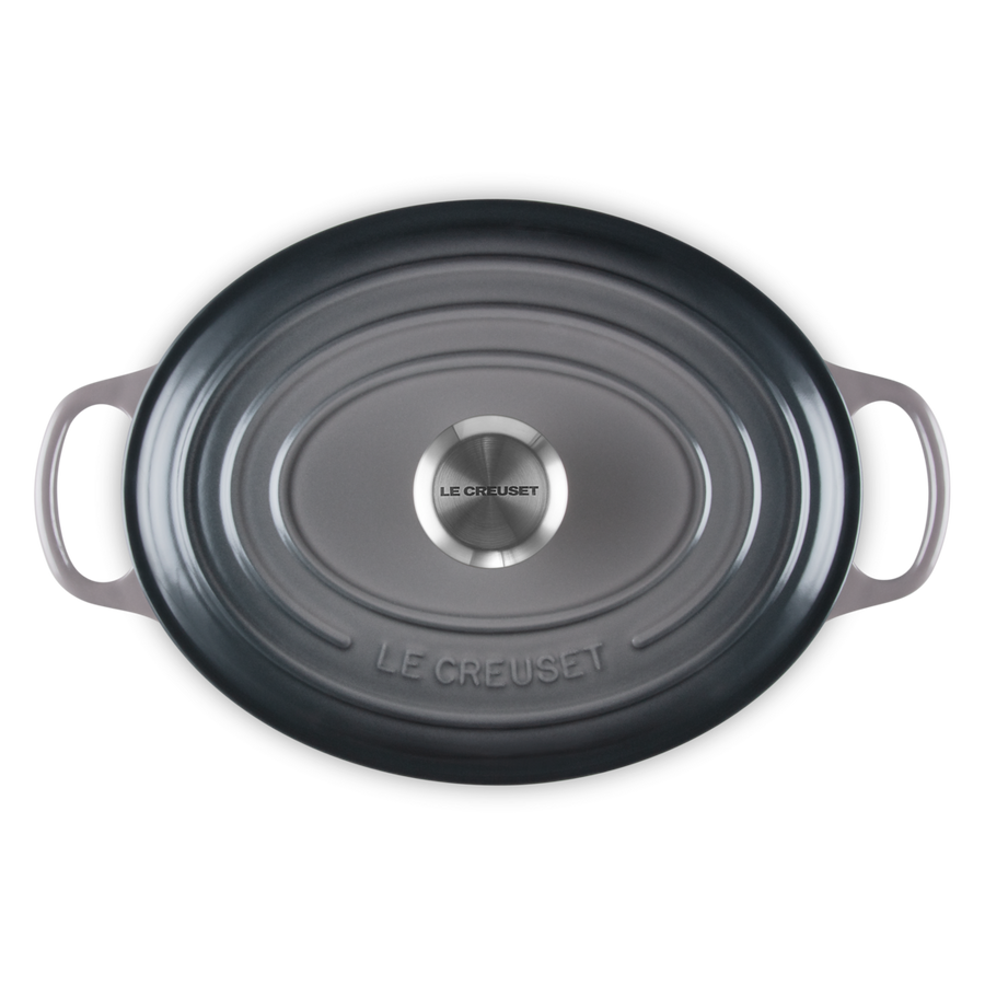 Le Creuset Signature Cast Iron Oval Casserole 27cm Flint