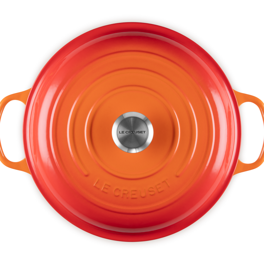 Le Creuset Signature Cast Iron Shallow Casserole 30cm Volcanic