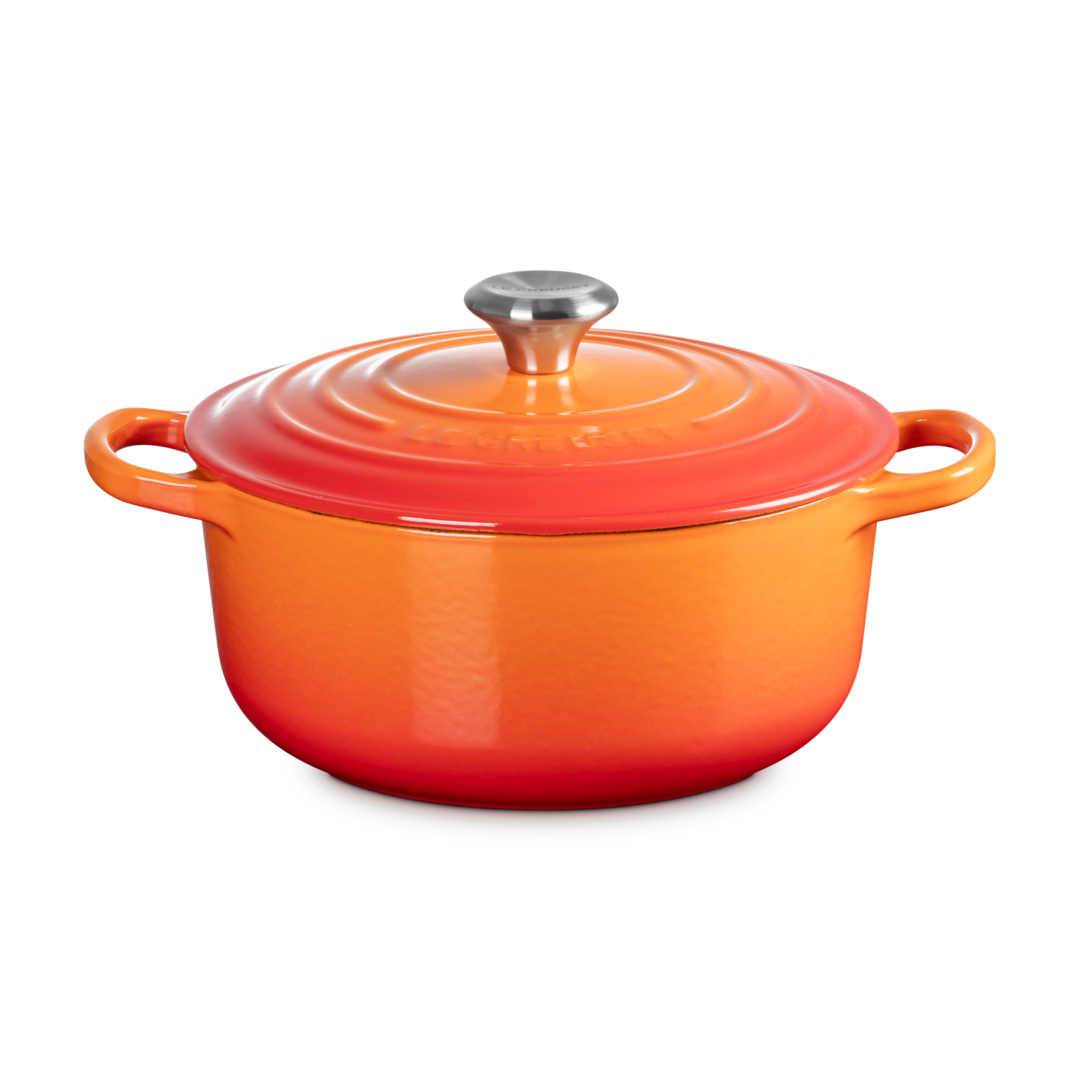 Le Creuset Signature Cast Iron Round Casserole 20cm Volcanic