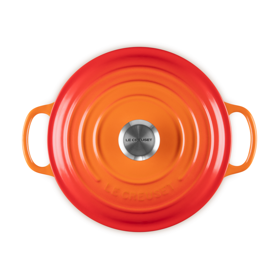 Le Creuset Signature Cast Iron Round Casserole 20cm Volcanic
