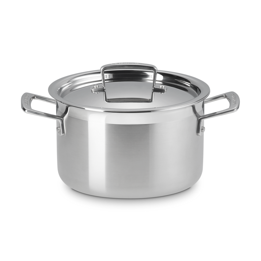 Le Creuset Classic 3-ply Stainless Steel Deep Casserole 20cm