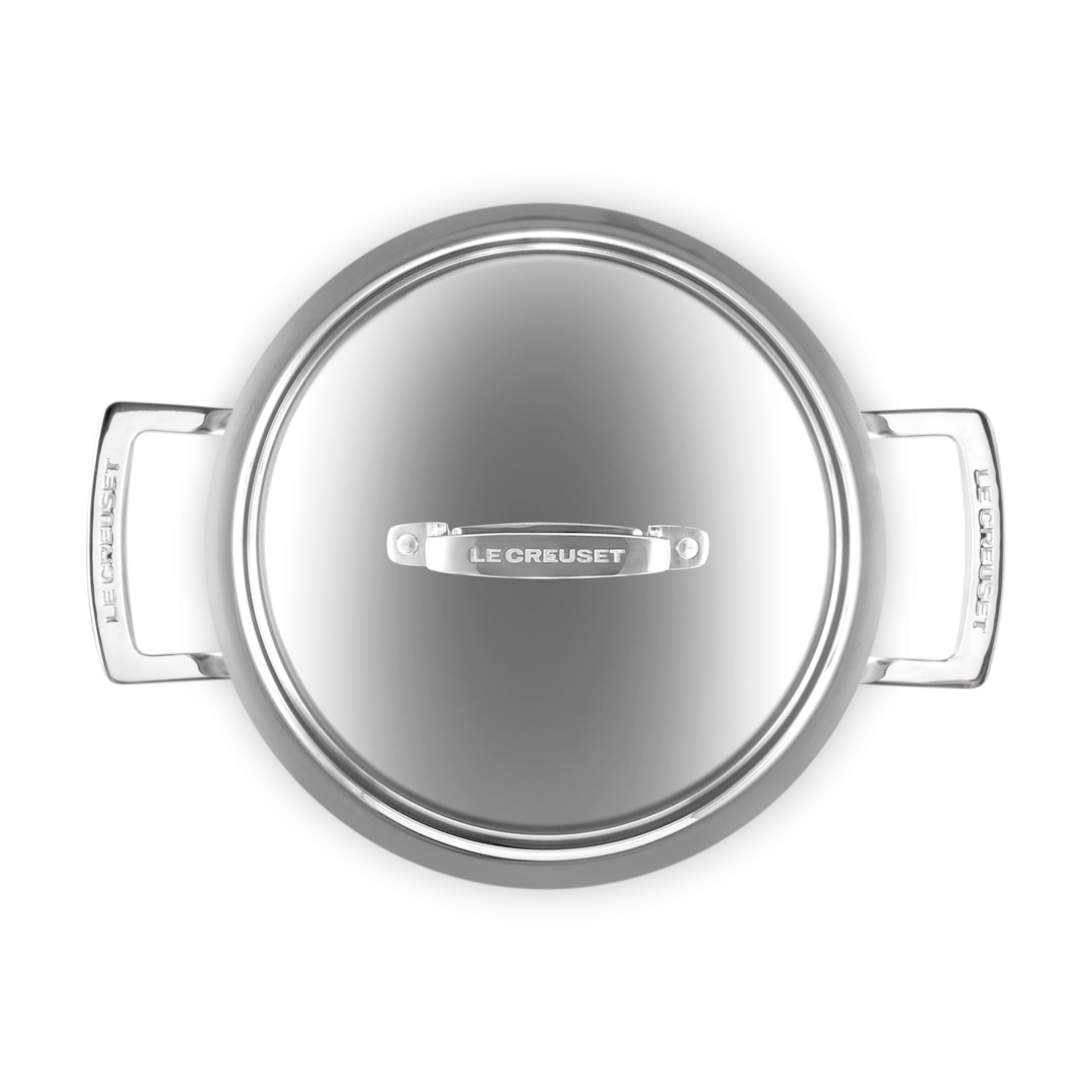 Le Creuset Classic 3-ply Stainless Steel Deep Casserole 20cm