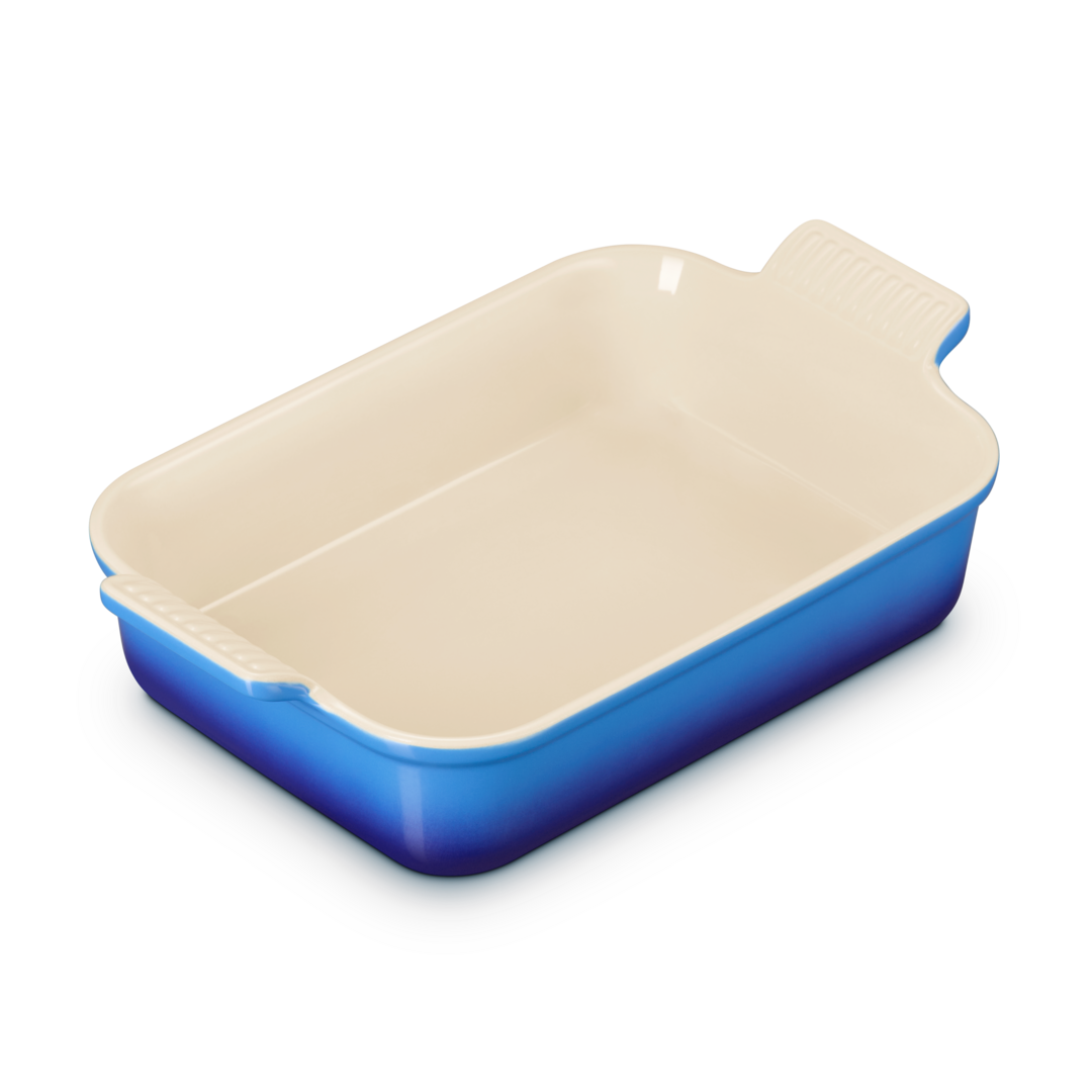 Le Creuset Stoneware Heritage Rectangular Dish 26cm Azure