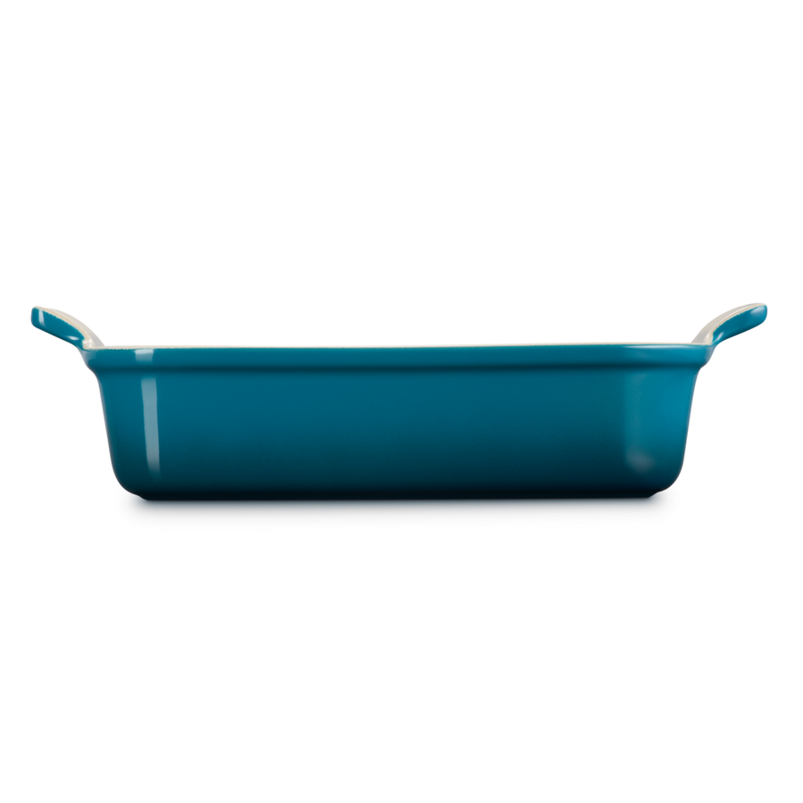 Le Creuset Stoneware Heritage Rectangular Dish 26cm Deep Teal