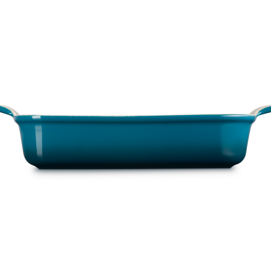 Le Creuset Stoneware Heritage Rectangular Dish 32cm Deep Teal