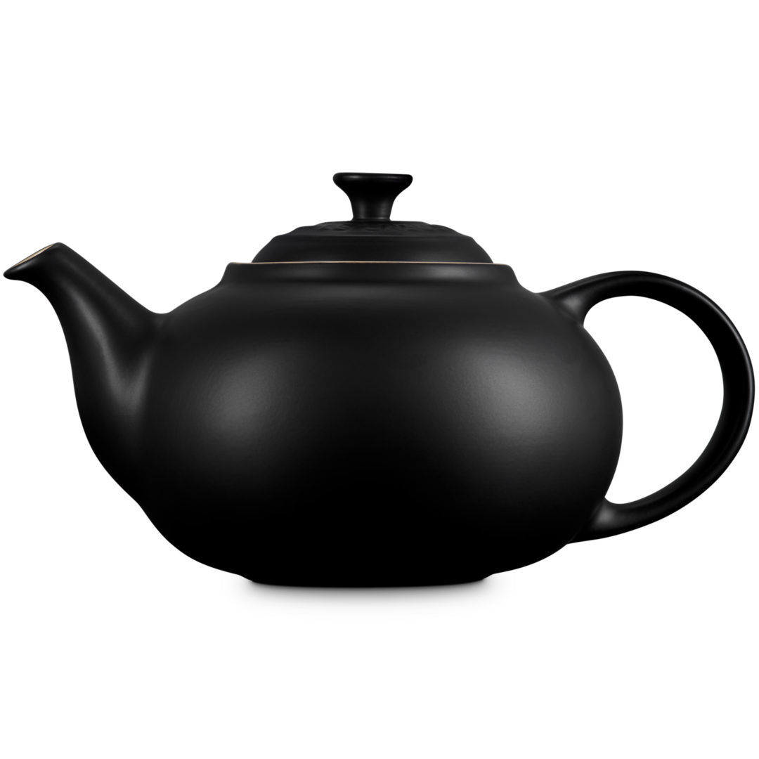 Le Creuset Stoneware Classic Teapot 1.3L Satin Black